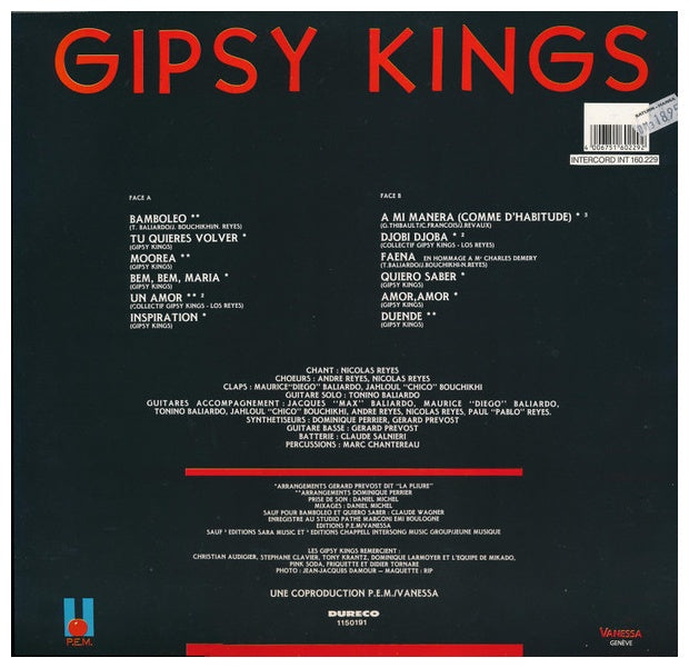 GIPSY KINGS - GIPSY KINGS | VINILO USADO