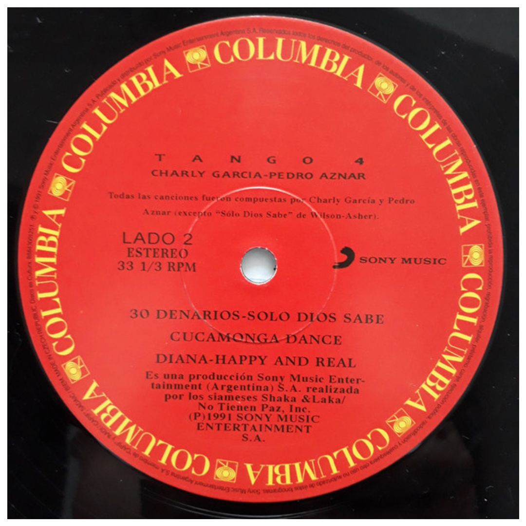 CHARLY GARCIA Y PEDRO AZNAR - TANGO 4 | VINILO