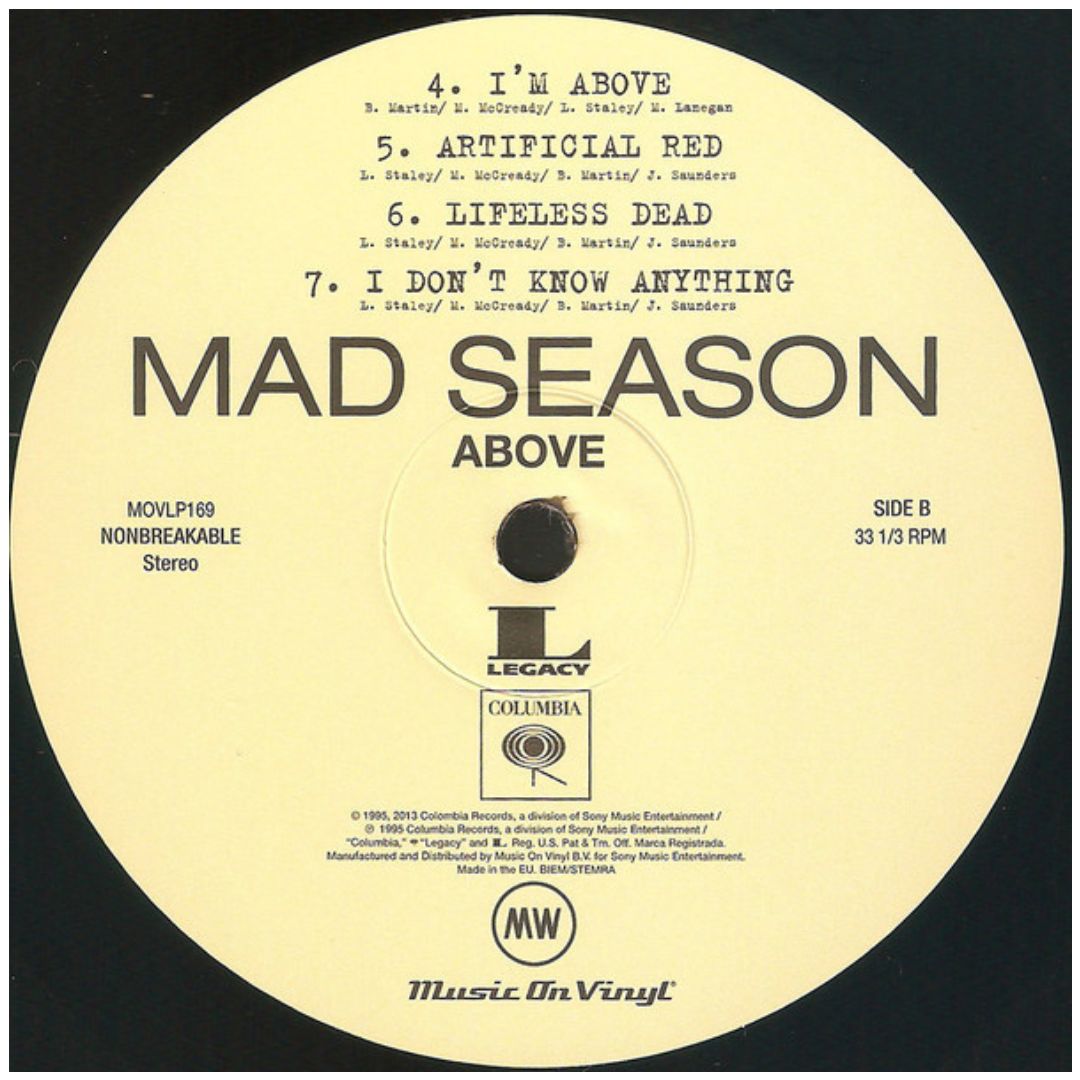 MAD SEASON - ABOVE (2LP) | VINILO