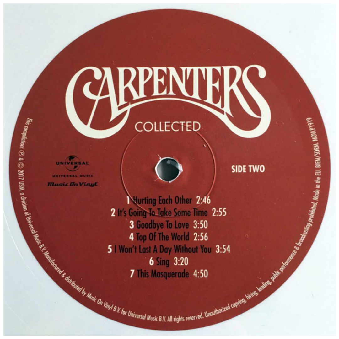CARPENTERS - COLLECTED (2LP) | VINILO