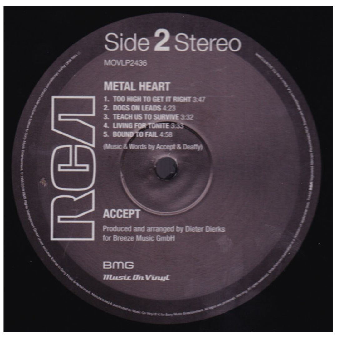 ACCEPT - METAL HEART | VINILO