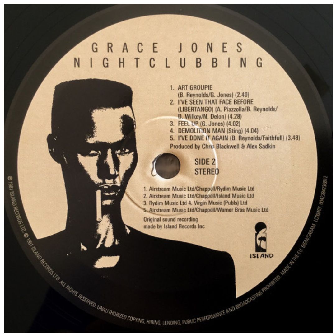 GRACE JONES - NIGHTCLUBBING HQ | VINILO