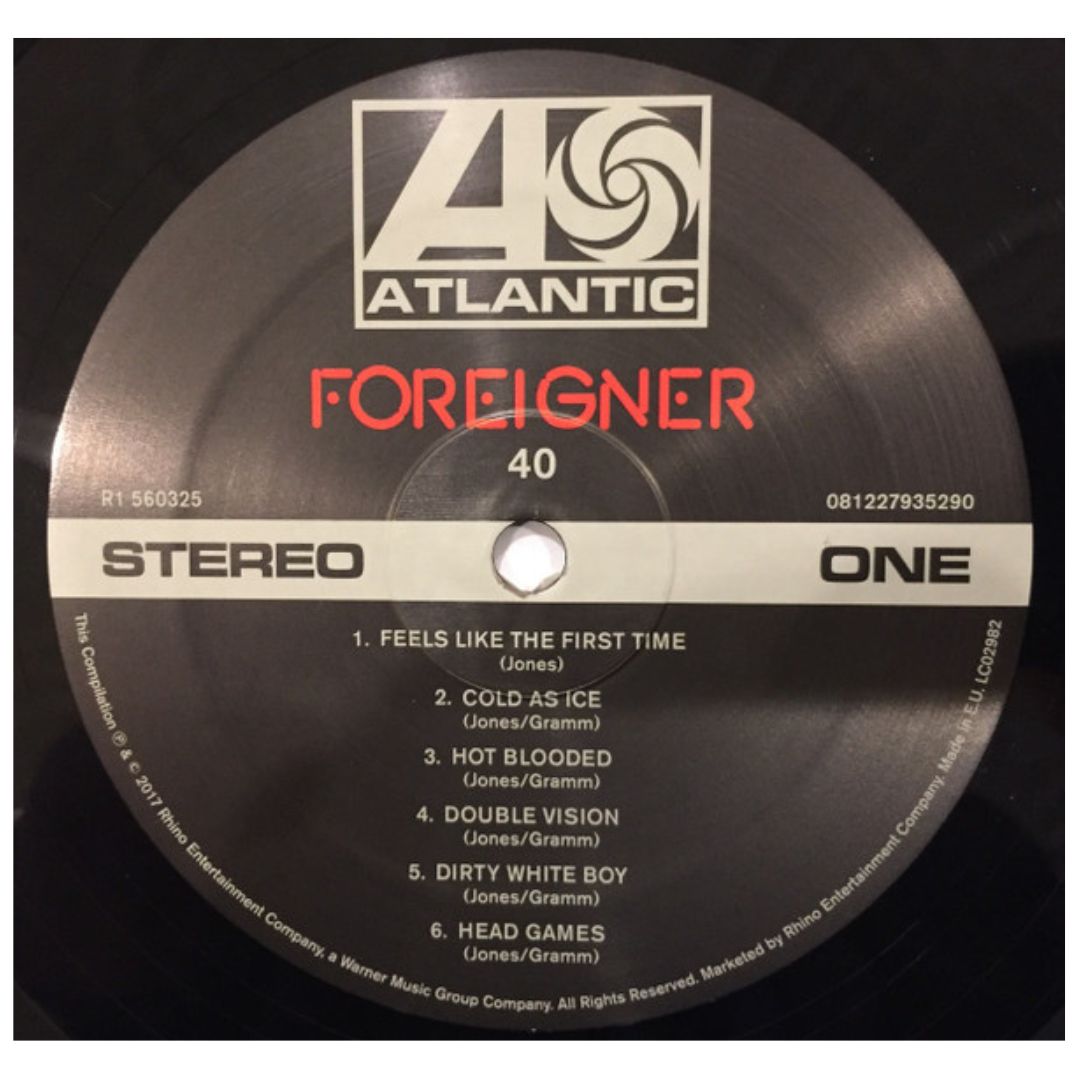 FOREIGNER - 40 HITS FROM 40 YEARS (2LP) | VINILO