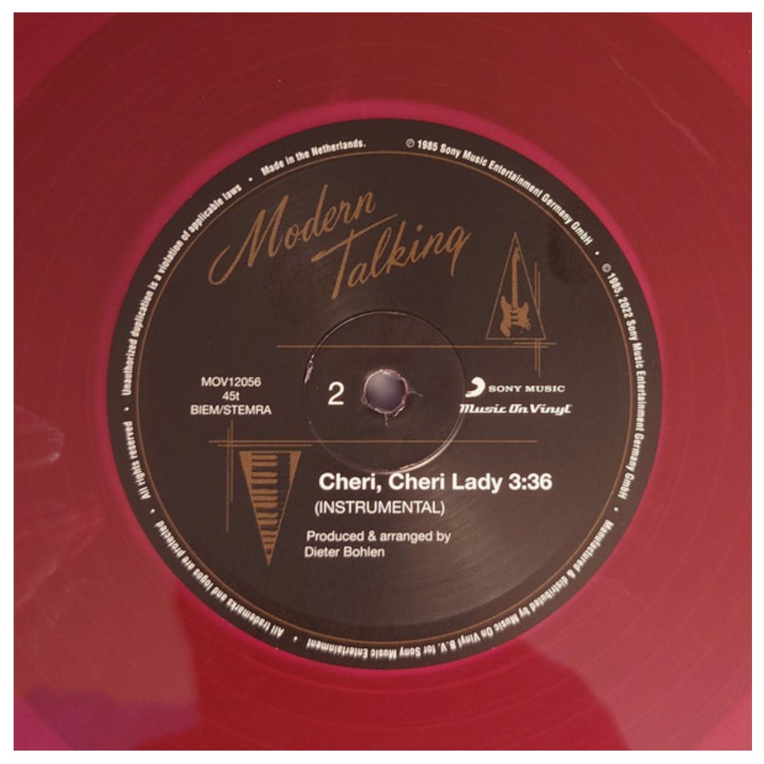 MODERN TALKING - CHERI, CHERI LADY(RED VINYL) | 12" MAXI SINGLE VINILO