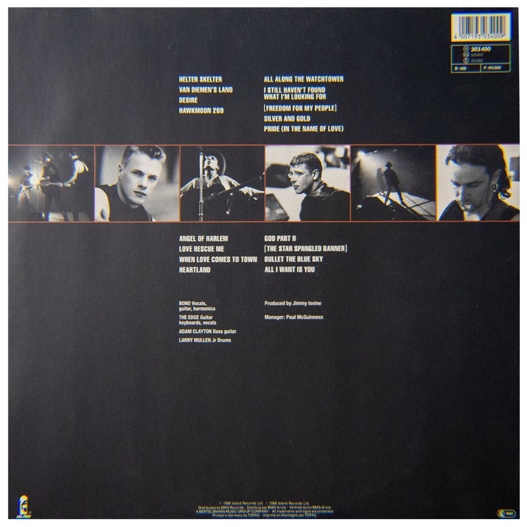 U2 - RATTLE AND HUM (2LP) | VINILO USADO