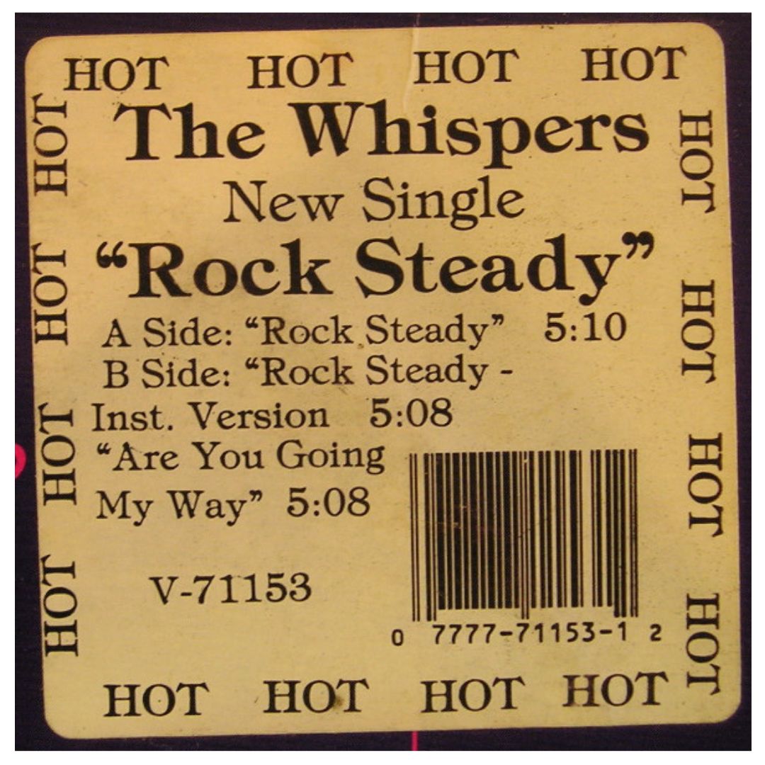 THE WHISPERS - ROCK STEADY | 12" MAXI SINGLE VINILO