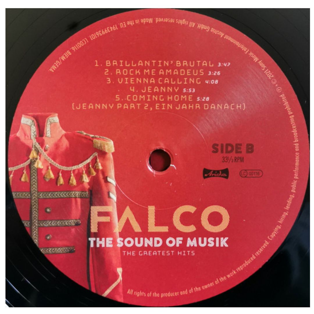 FALCO - SOUND OF MUSIK GREATEST HITS (+POSTER) (2LP) | VINILO