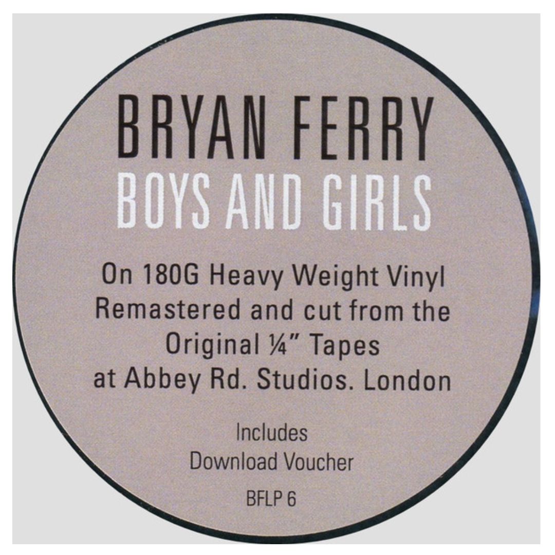 BRYAN FERRY - BOYS AND GIRLS | VINILO