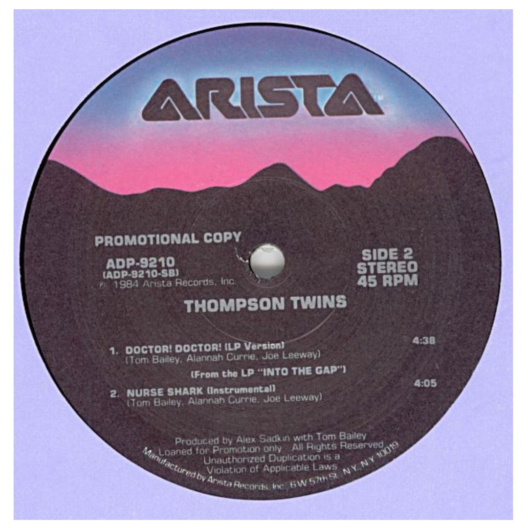 THOMPSON TWINS - DOCTOR! DOCTOR! (PROMO) | 12" MAXI SINGLE USADO