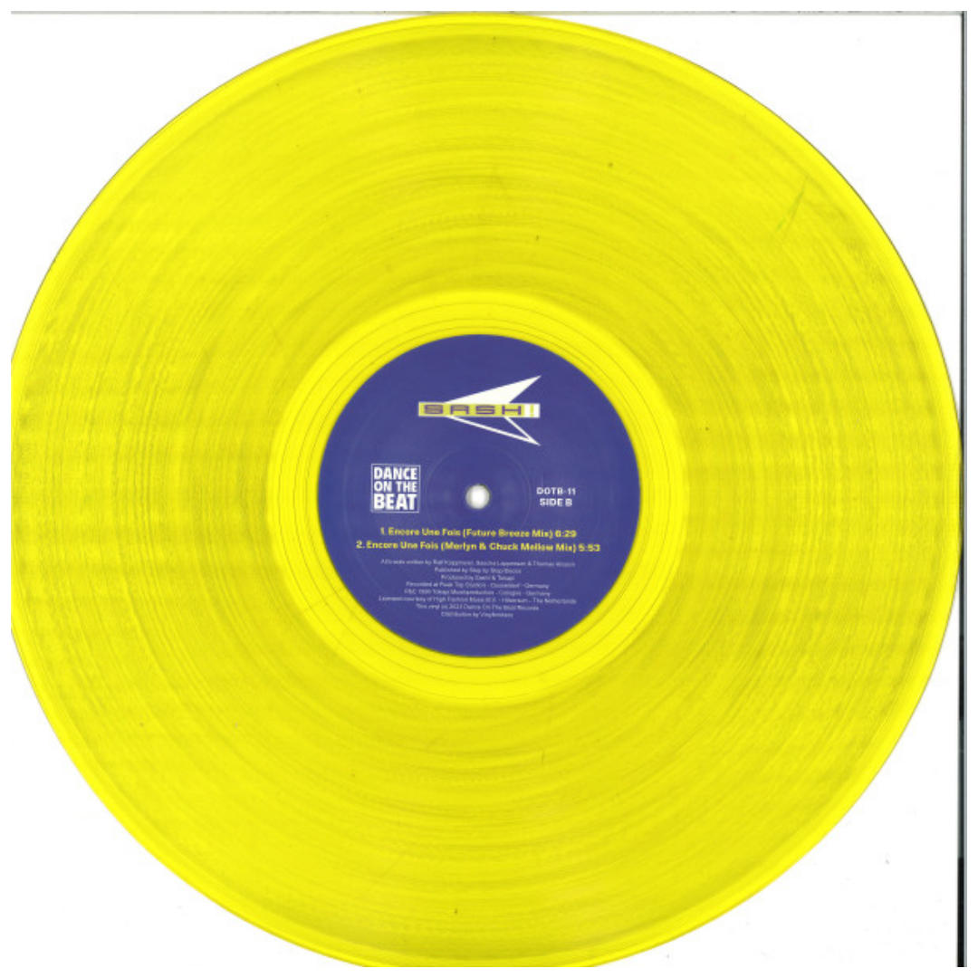 SASH! - ENCORE UNE FOIS (YELLOW VINYL) | 12" MAXI SINGLE VINILO