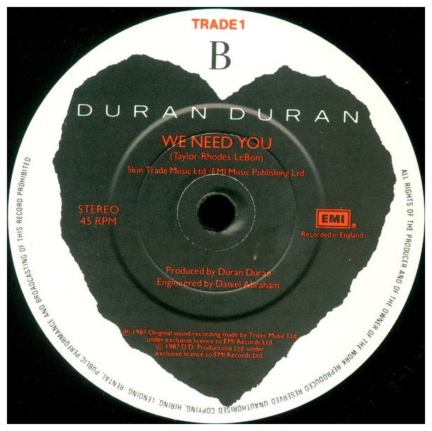 DURAN DURAN - SKIN TRADE | 7" SINGLE VINILO USADO