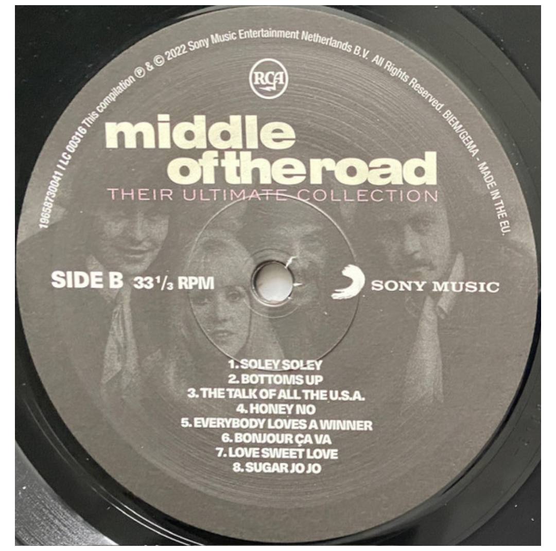 MIDDLE OF THE ROAD - THEIR ULTIMATE COLLECTION | VINILO