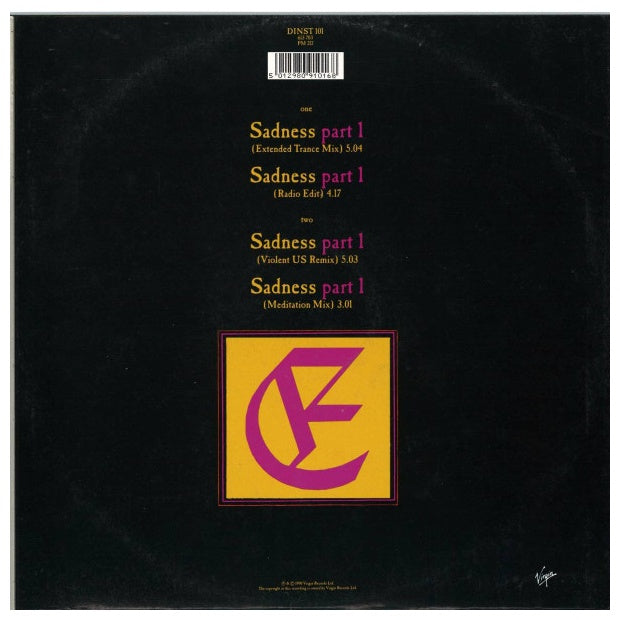 ENIGMA - SADNESS Part 1 | 12" MAXI SINGLE USADO