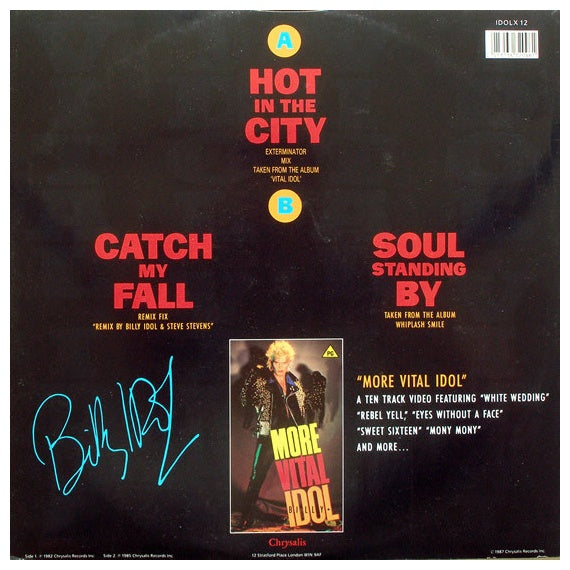 BILLY IDOL - HOT IN THE CITY | 12" MAXI SINGLE USADO