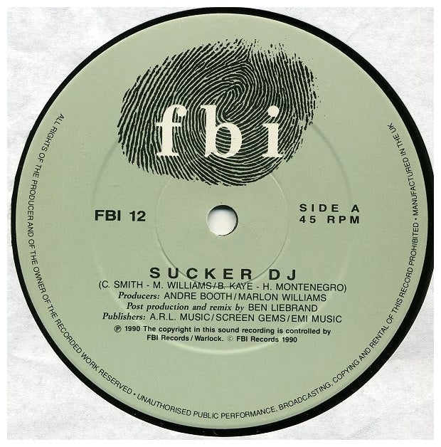 DIMPLES D - SUCKER DJ | 12" MAXI SINGLE USADO