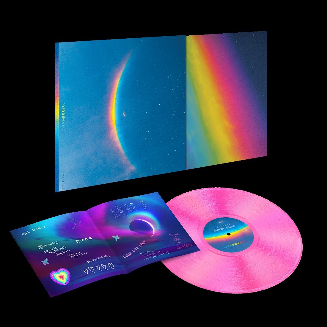COLDPLAY - MOON MUSIC (PINK TRANSLUCENT VINYL)(LIMITED EDITION)| VINILO