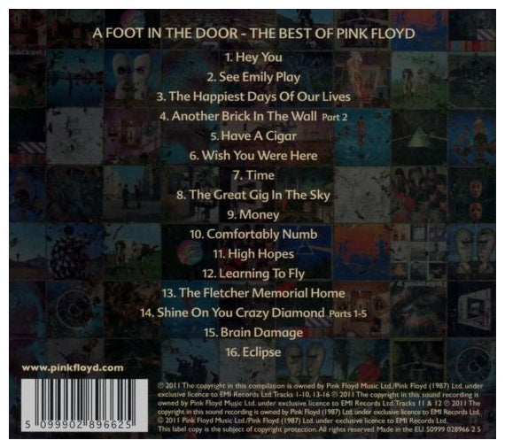 PINK FLOYD - A FOOT IN THE DOOR: THE BEST OF | CD