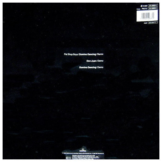 PET SHOP BOYS - DOMINO DANCING | 12" MAXI SINGLE USADO