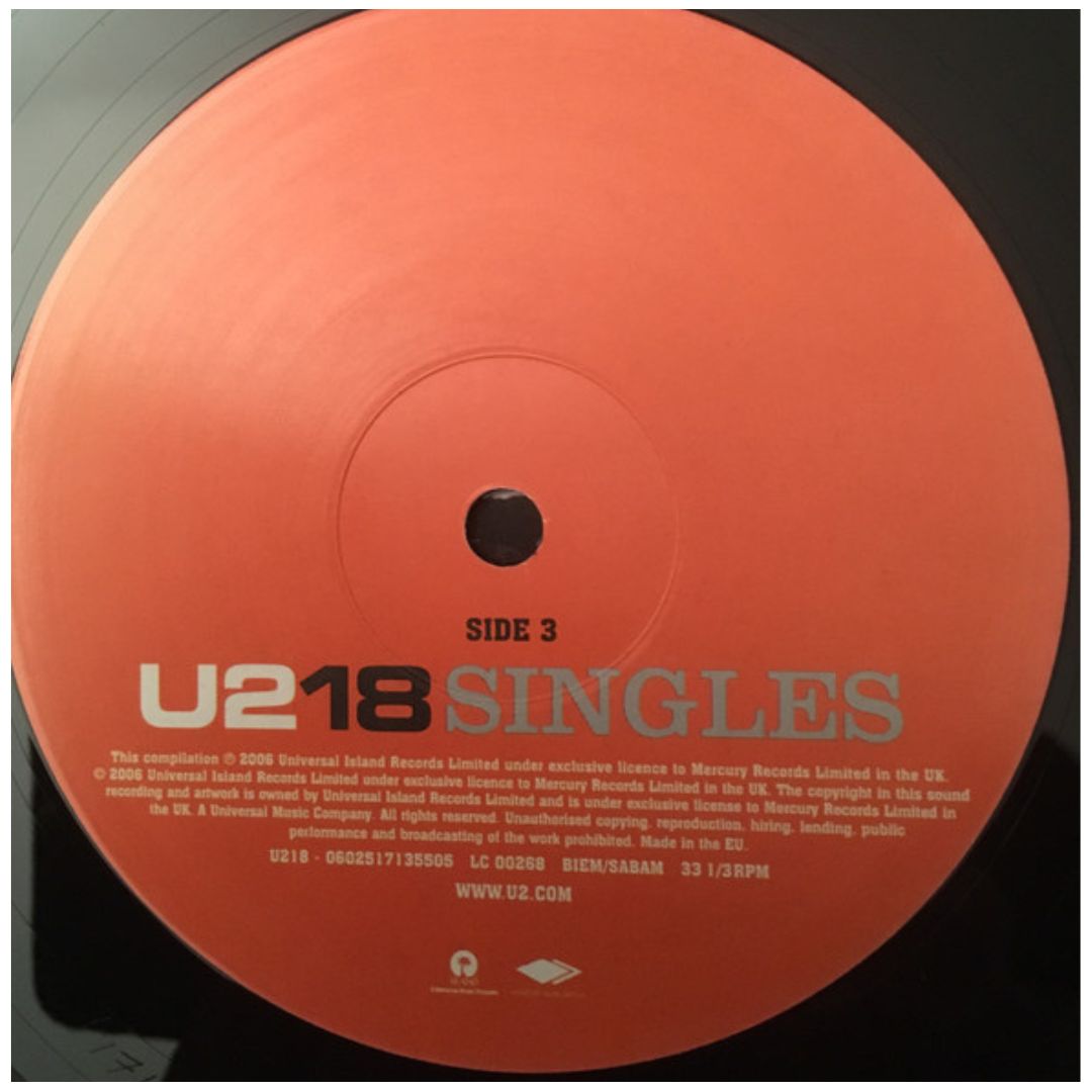 U2 - 18 SINGLES BEST OF (2LP) | VINILO