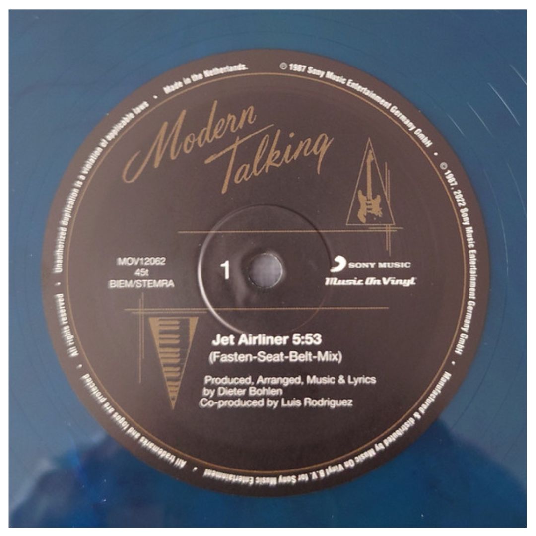 MODERN TALKING - JET AIRLINER | 12" MAXI SINGLE VINILO