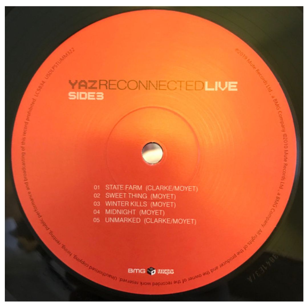 YAZ - RECONNETED: LIVE (2LP) | VINILO