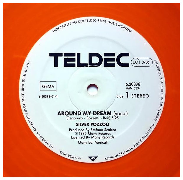 SILVER POZZOLI - AROUND MY DREAM (RED VINYL) | 12" MAXI SINGLE USADO
