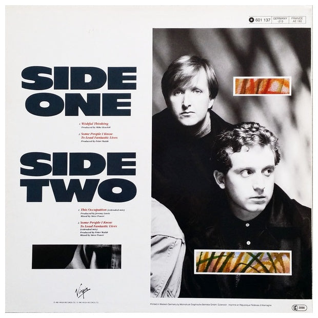 CHINA CRISIS - WISHFUL THINKING | 12" MAXI SINGLE USADO