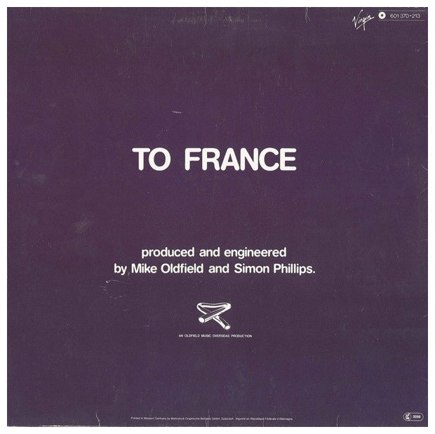 MIKE OLDFIELD - TO FRANCE | 12" MAXI SINGLE USADO