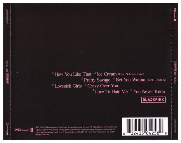 BLACK PINK - THE ALBUM | CD
