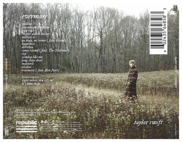 TAYLOR SWIFT - EVERMORE | CD