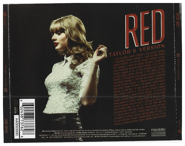 TAYLOR SWIFT - RED (TAYLOR'S VERSION) (2CD) | CD