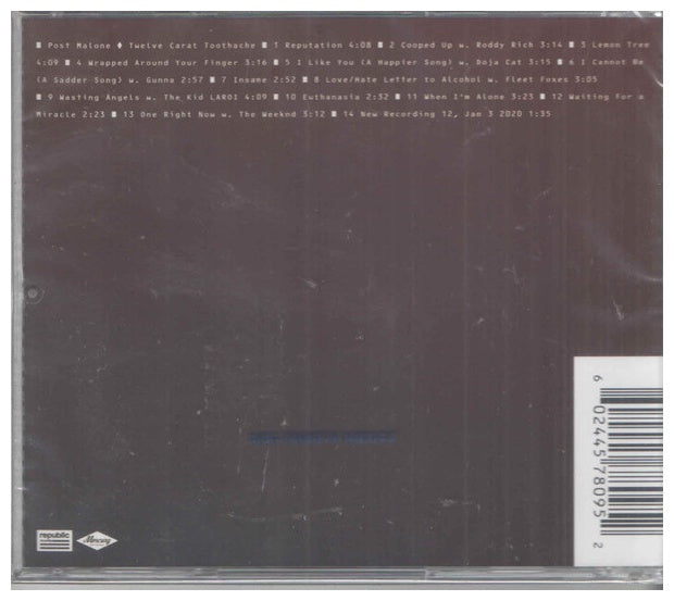 POST MALONE - TWELVE CARAT TOOTHACHE | CD