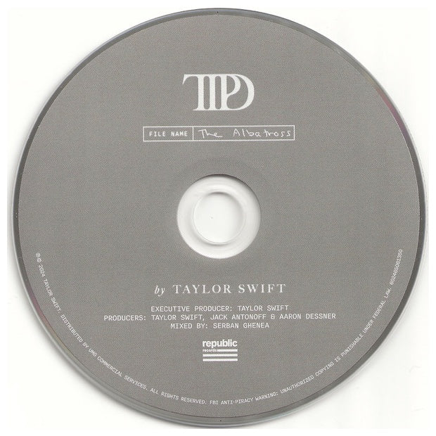 TAYLOR SWIFT - THE TORTURED POETS DEPARTAMENT (ALBATROSS EDITION) | CD