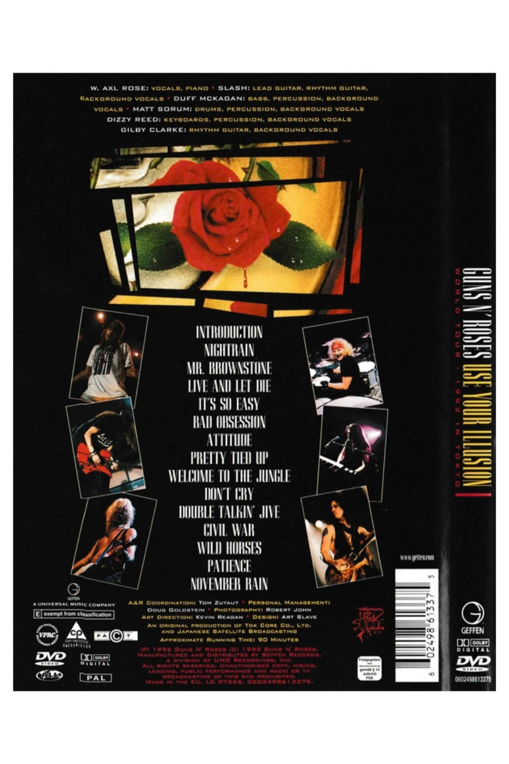 GUNS N' ROSES - USE YOUR ILLUSION I | DVD