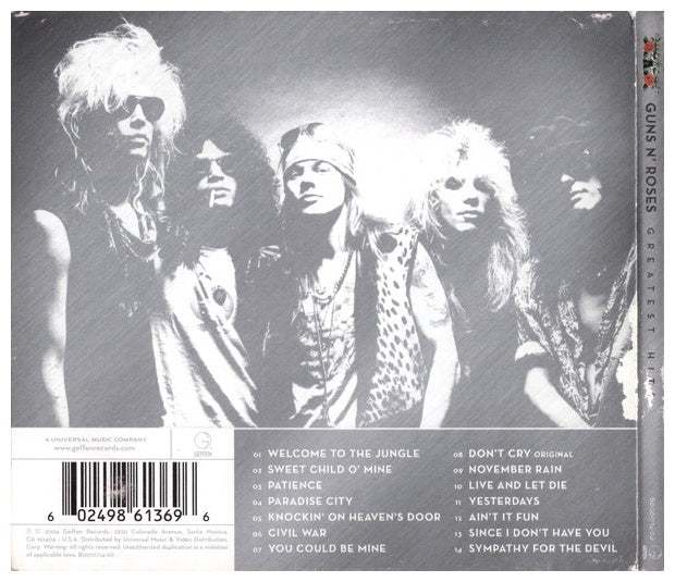 GUNS 'N ROSES - GREATEST HITS (DIGIPACK) | CD