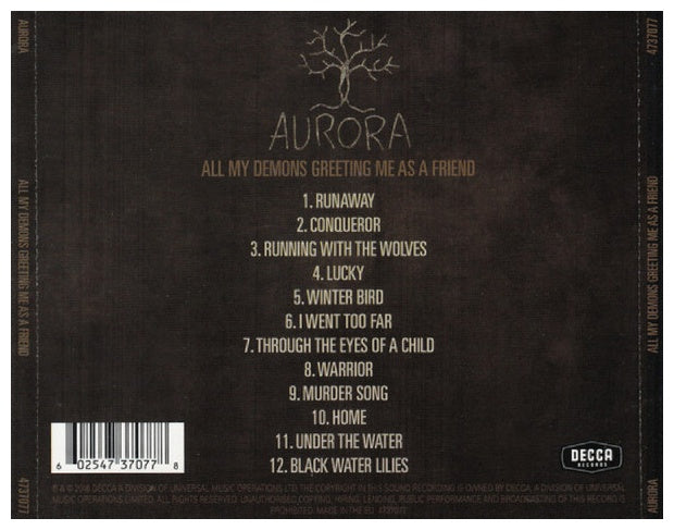 AURORA - ALL MY DEMONS GREETING ME AS A FRIEND | CD