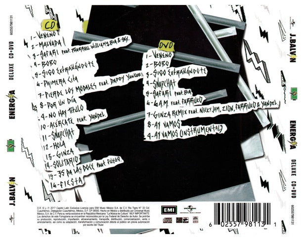 J. BALVIN - ENERGIA LADO B (CD+ DVD) | CD