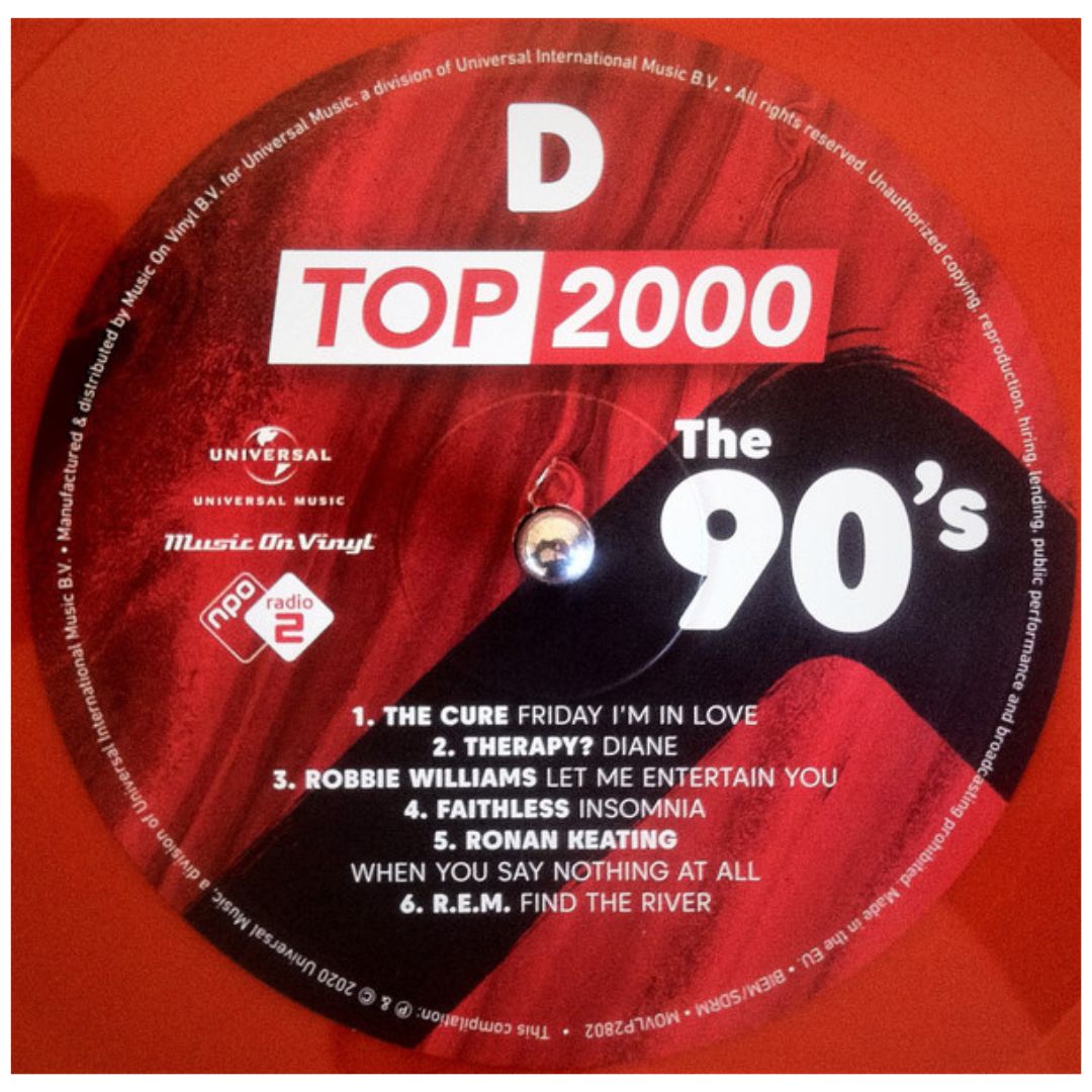 TOP 2000 THE 90S - VARIOS (2LP) | VINILO