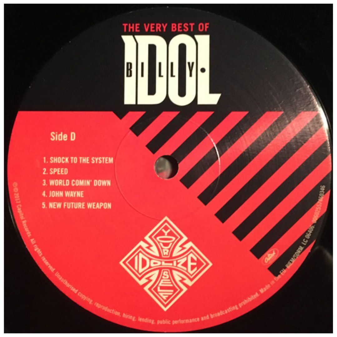 BILLY IDOL - THE VERY BEST IDOLIZE YOURSELF (2LP) | VINILO