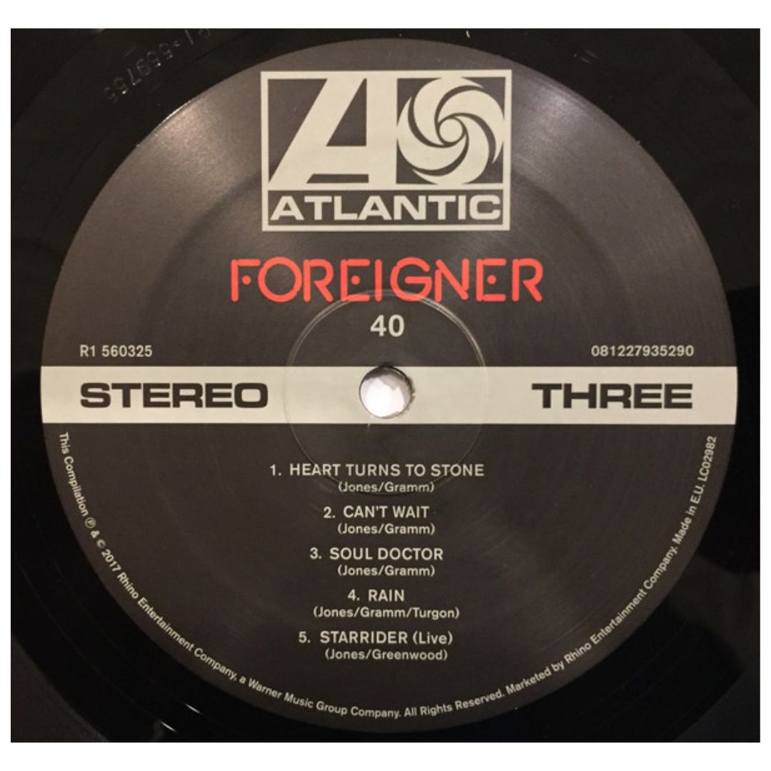 FOREIGNER - 40 HITS FROM 40 YEARS (2LP) | VINILO