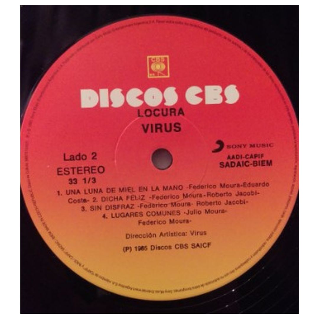 VIRUS - LOCURA | VINILO