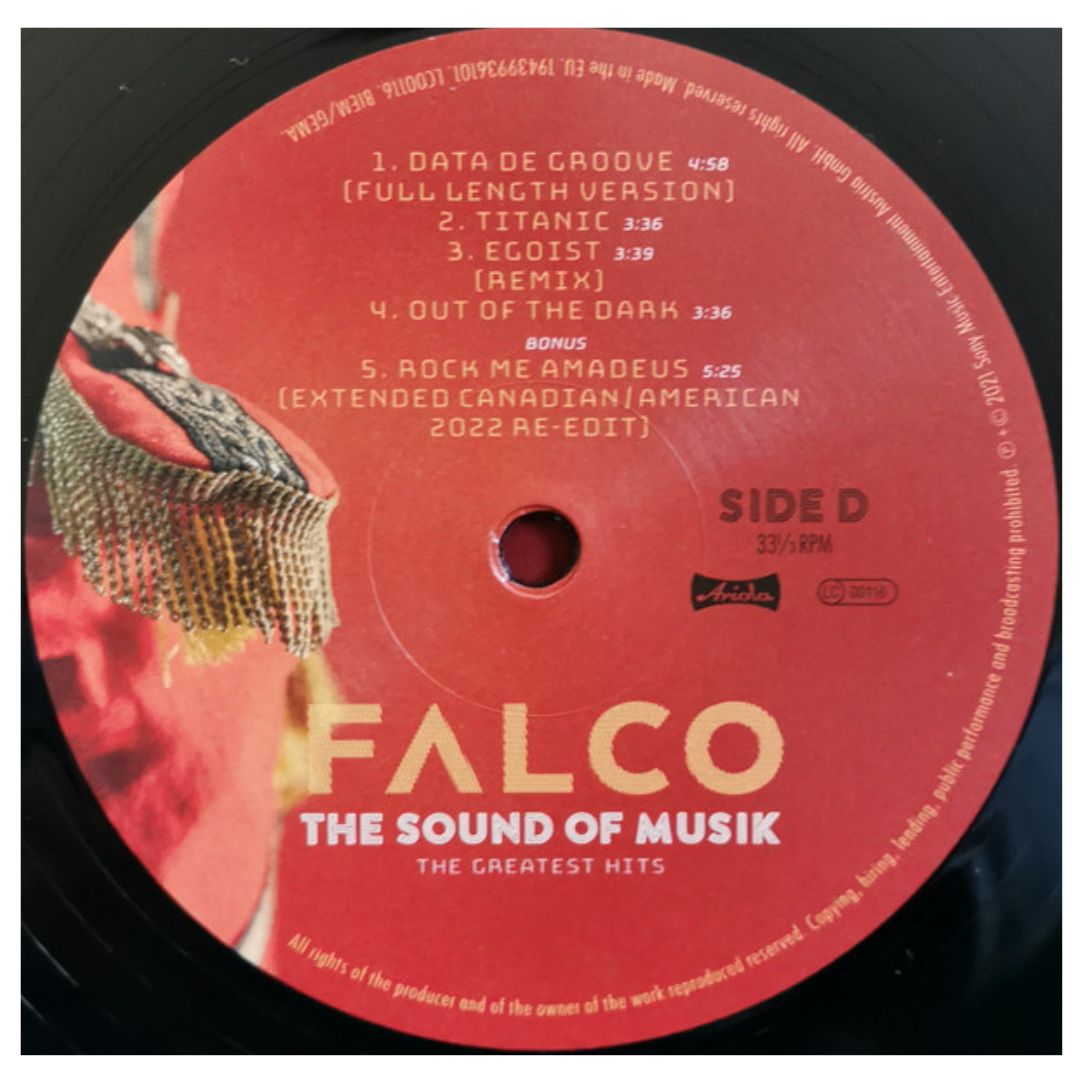 FALCO - SOUND OF MUSIK GREATEST HITS (+POSTER) (2LP) | VINILO