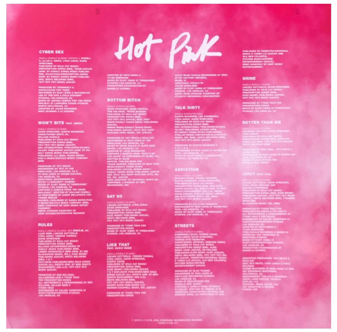 DOJA CAT - HOT PINK (PINK VINYL) | VINILO