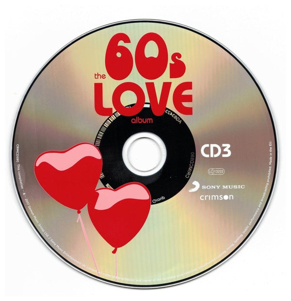 THE 60'S LOVE ALBUM - 60'S HITS (3CD BOXSET) (UK) | CD