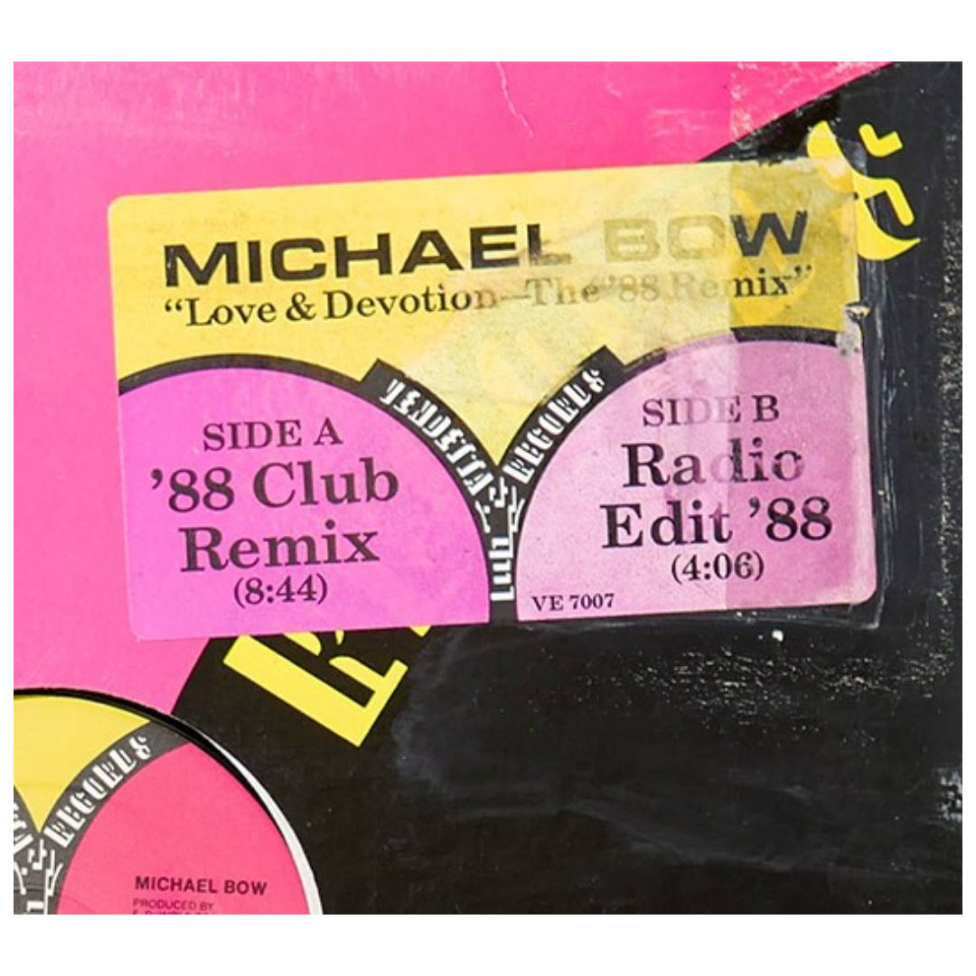 MICHAEL BOW - LOVE & DEVOTION (The '88 Remix) | 12" MAXI SINGLE USADO