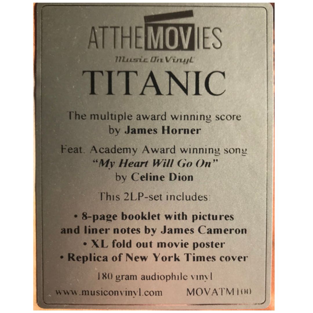 TITANIC - SOUNDTRACK (2LP) | VINILO