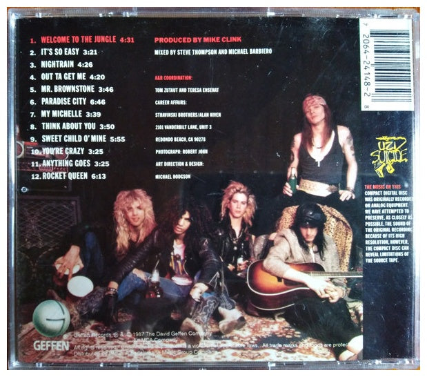 GUN 'N ROSES - APPETITE FOR DESTRUCTION | CD USADO