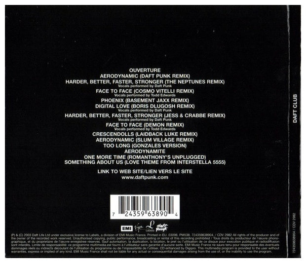DAFT PUNK - DAFT CLUB (REMIXES) | CD