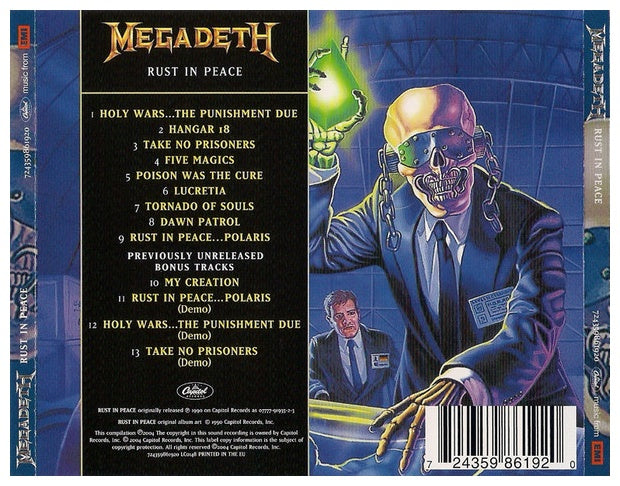 MEGADETH - RUST IN PEACE | CD