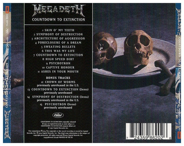 MEGADETH - COUNTDOWN TO | CD